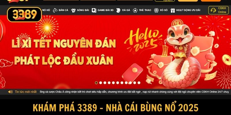 3389 thường xuyên tặng thưởng cho người chơi