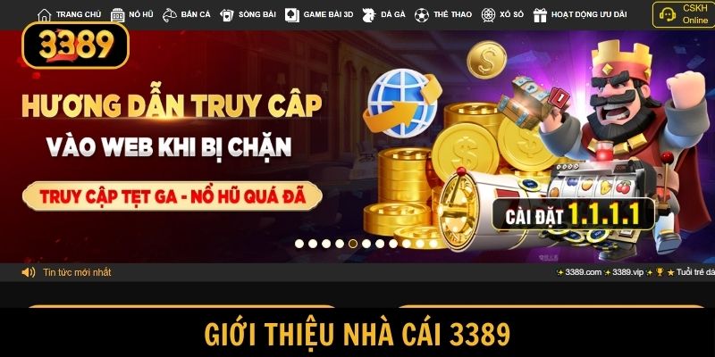 Nhà cái 3389 hoạt động 10 năm tại Việt Nam