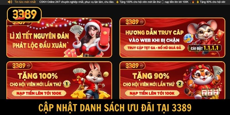 Tính năng trải nghiệm miễn phí tại 3389